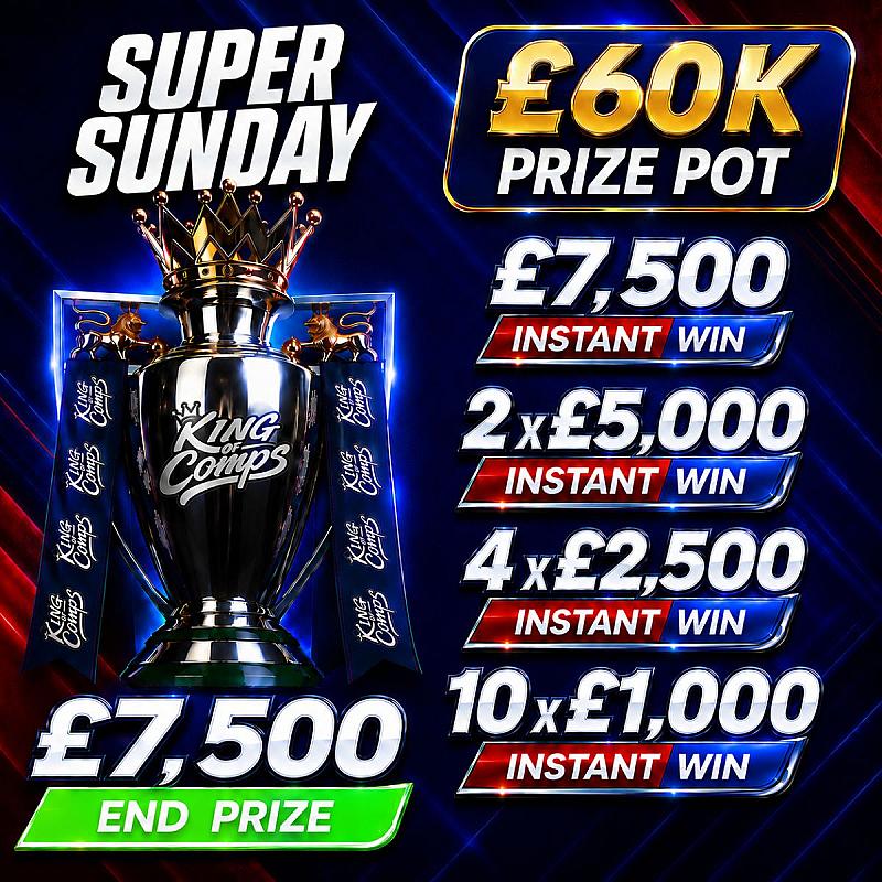 Super Sunday 60K Prize-Pot