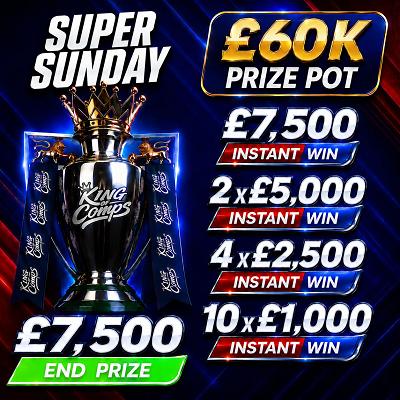 Super Sunday 60K Prize-Pot