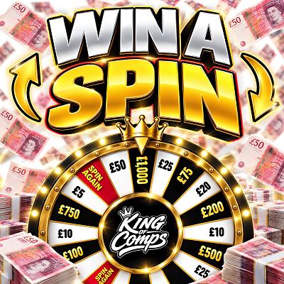 WIN A SPIN OR £100 CASH 