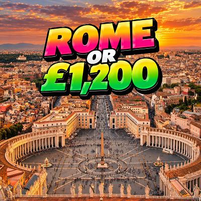 3 Nights in Rome for 2 or £1,200