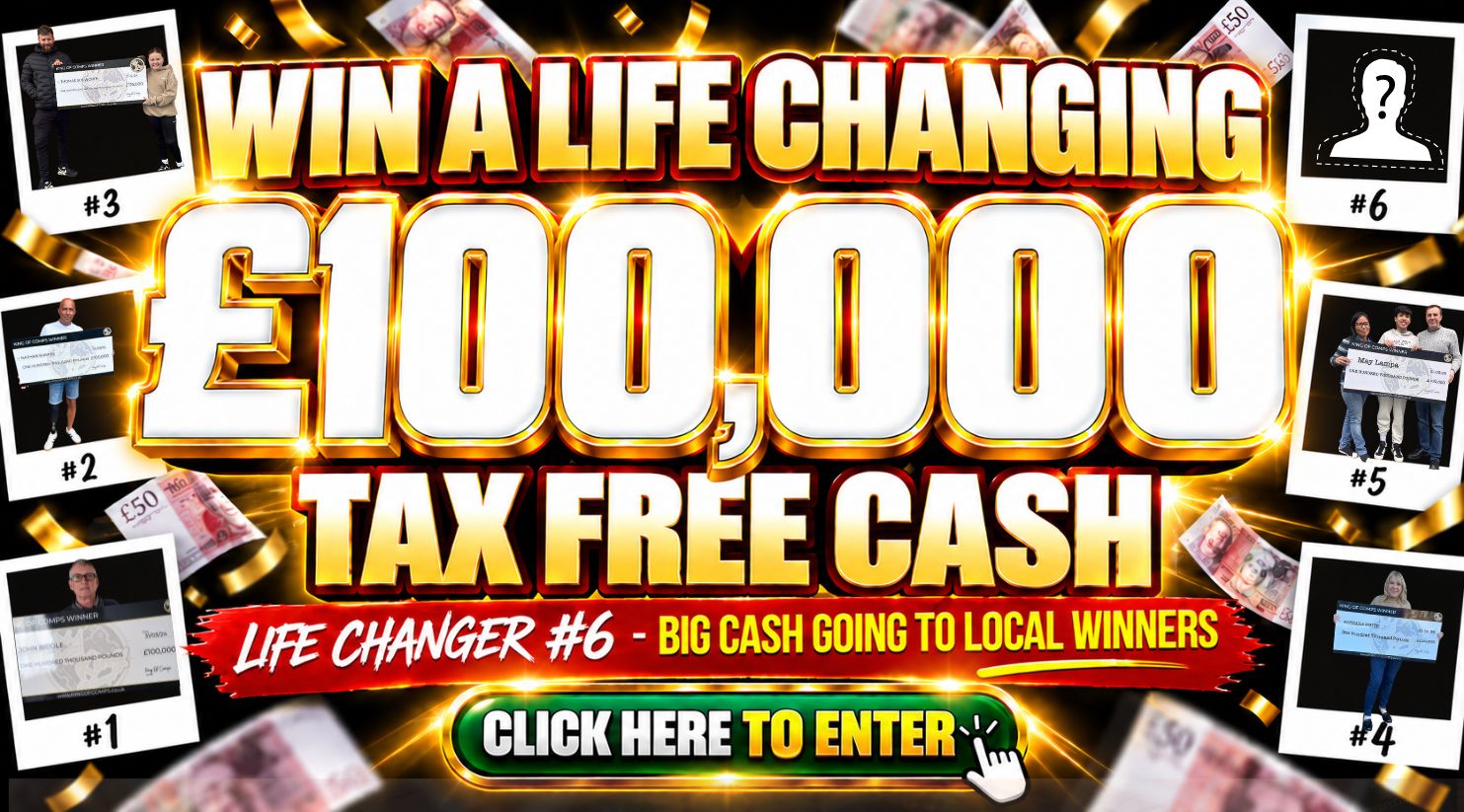 £100,000 TAX FREE CASH - JUST LAUNCHED!