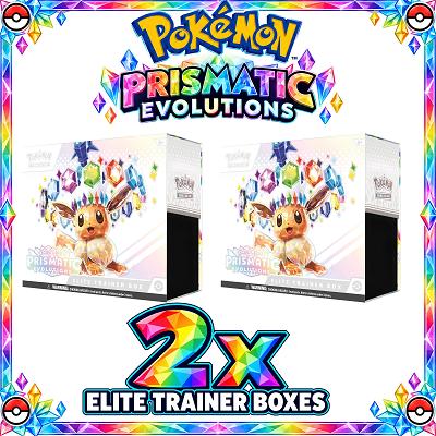 2 x Prismatic Evolutions Elite Trainer Boxes - Thumbnail