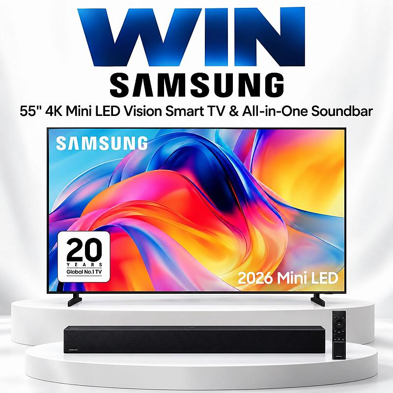 Samsung 55" 4K Smart TV and Soundbar Bundle