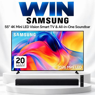 Samsung 55" 4K Smart TV and Soundbar Bundle - Thumbnail