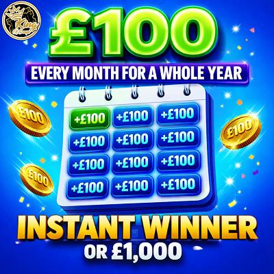 £100 a month for a year or £1,000 CASH