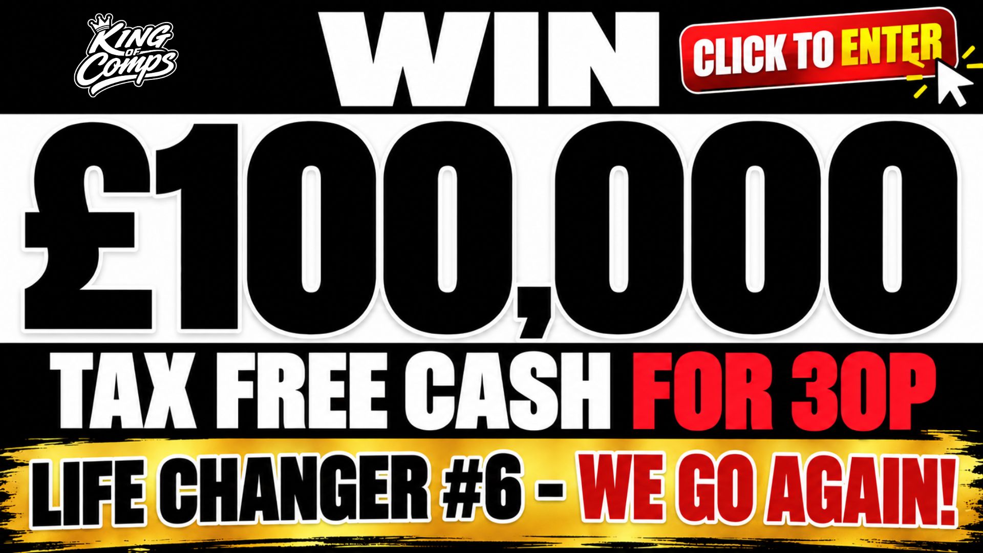 £100,000 TAX FREE CASH - JUST LAUNCHED!