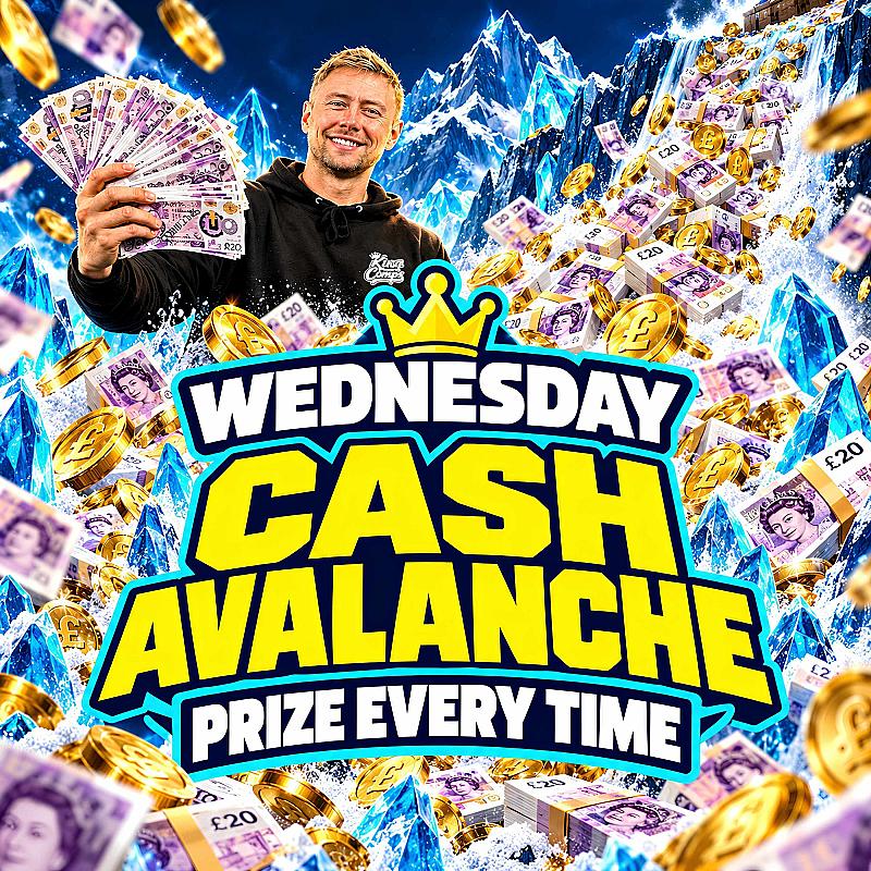 Wednesday Prize Every Time - £250 END PRIZE