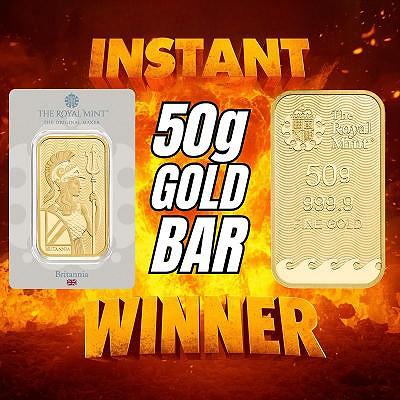 50g Gold Bar!
