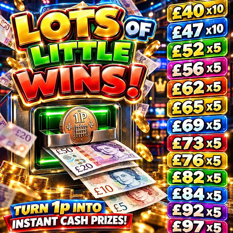 LOTS OF LITTLE WINS FOR 1P - Smaller wins but ALOT more wins!