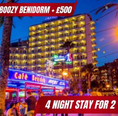 Boozy Benidorm + £500