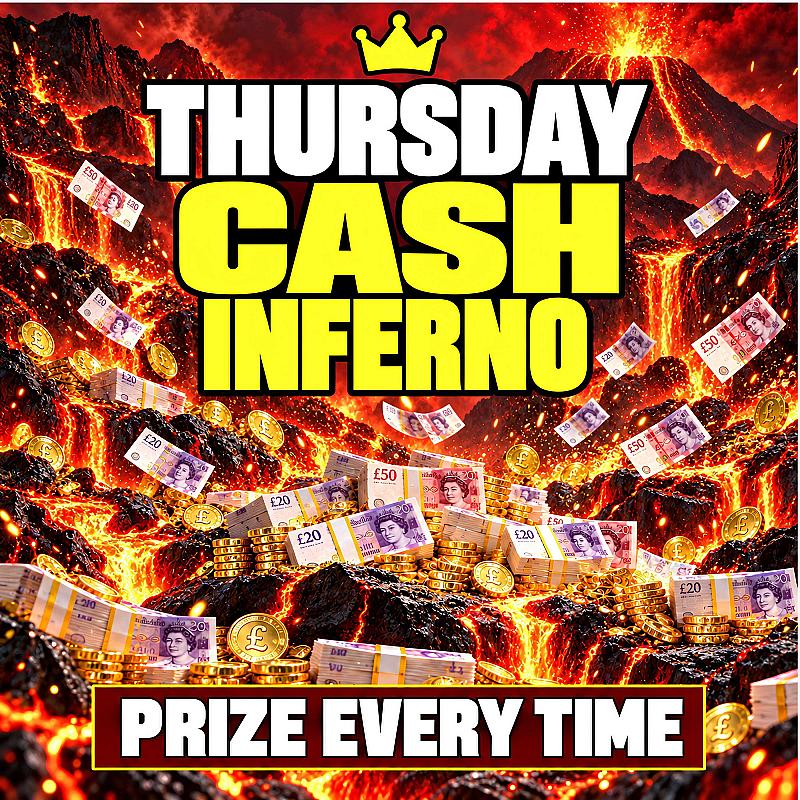 Thursday Prize Every Time - £250 END PRIZE