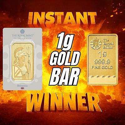 1g Gold Bar