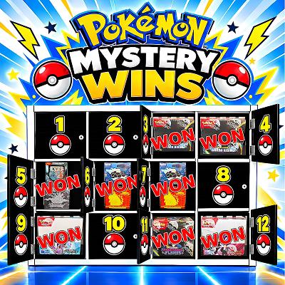 Pokémon Mystery Wins + Booster Box End Prize