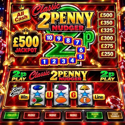 2Penny Nudger Slots - Win Upto £500 for 2p