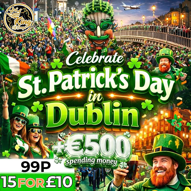 St Patrick's Day in Dublin for 2