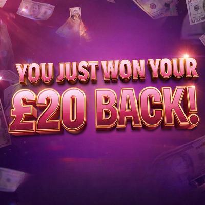 IN FOR FREE! £20 BACK