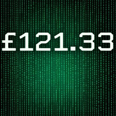 £121.33
