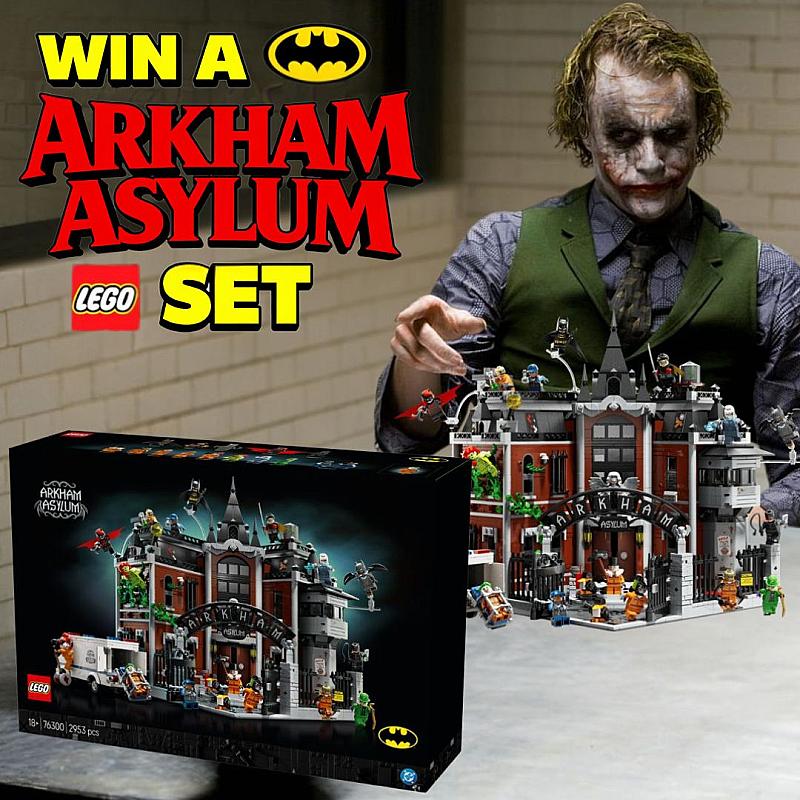 ARKHAM ASYLUM LEGO SET 