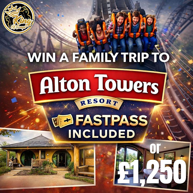 ALTON TOWERS STAY WORTH £1,700
