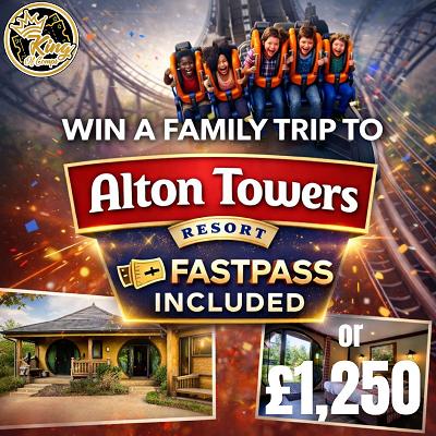 ALTON TOWERS STAY WORTH £1,700