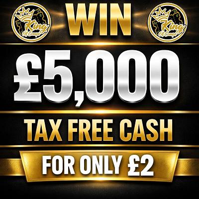 £5,000 CASH + 5 x £1,000 CASH