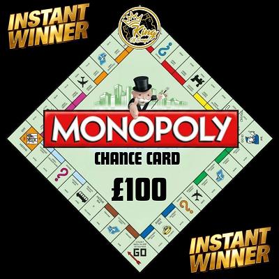 CHANCE CARD £100 CASH