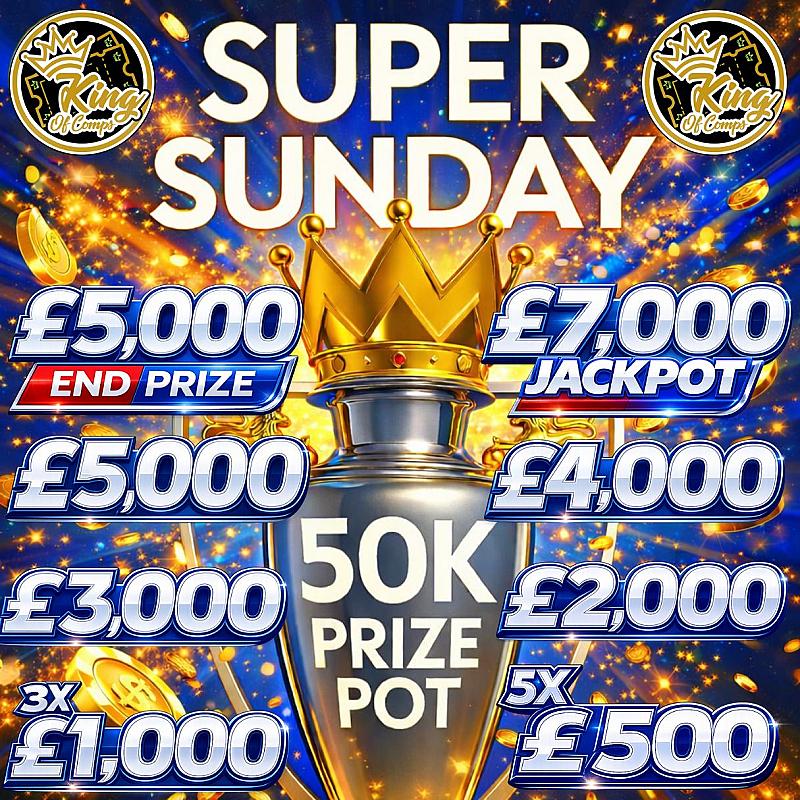 Super Sunday 50K Prize-Pot