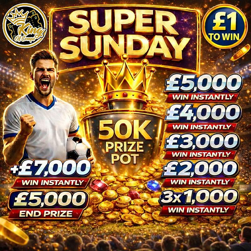 Super Sunday 50K Prize-Pot