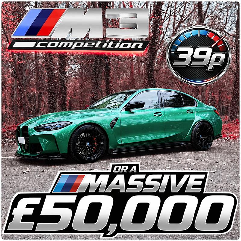 2024 BMW M3 Competition or £50,000 Tax Free Cash