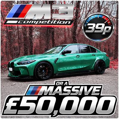 2024 BMW M3 Competition or £50,000 Tax Free Cash