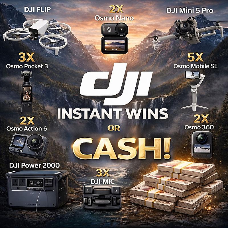 DJI INSTANT WINS
