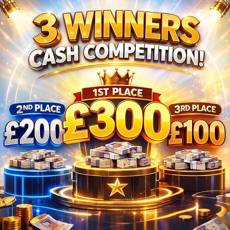 3 Winners Cash Competition 