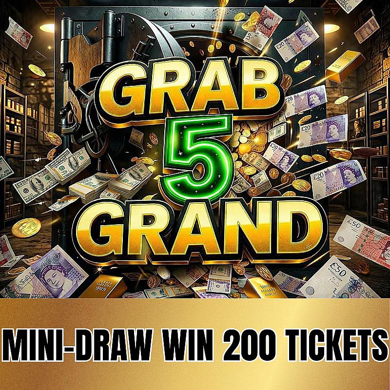 Grab 5 Grand Mini Draw