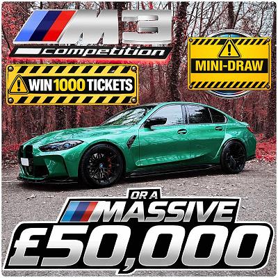BMW M3 or £50,000 Mini Draw