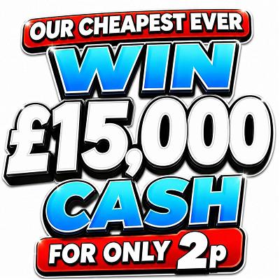 £15,000 TAX FREE CASH FOR 2P!