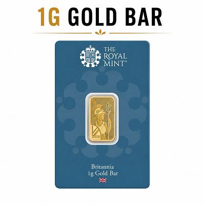 1g Gold Bar