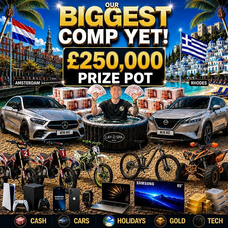 INSTANT MADNESS - £250,000 OF CASH + PRIZES!