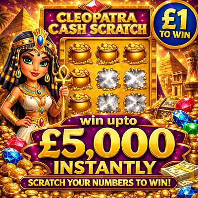 Cleopatra Scratch for Cash
