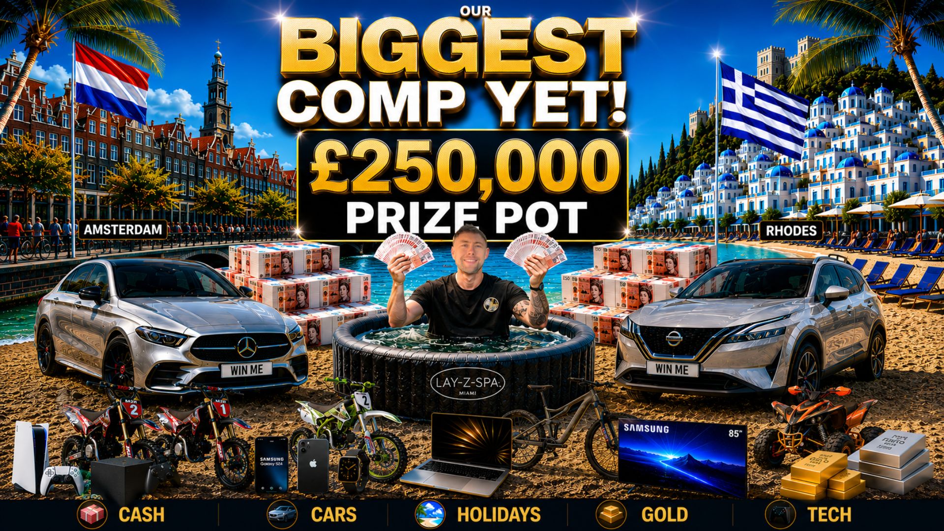 INSTANT MADNESS - £250,000 OF CASH + PRIZES!