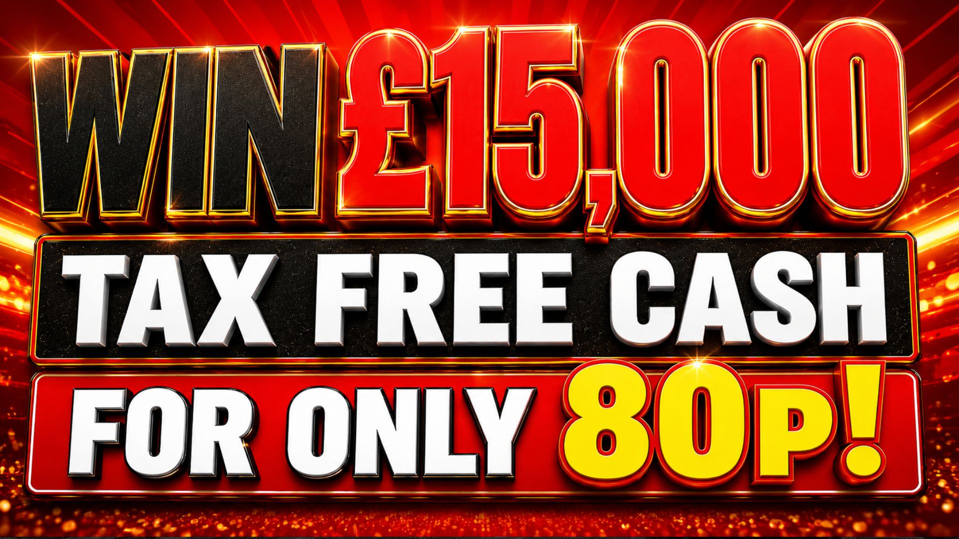 £15,000 FOR 80p