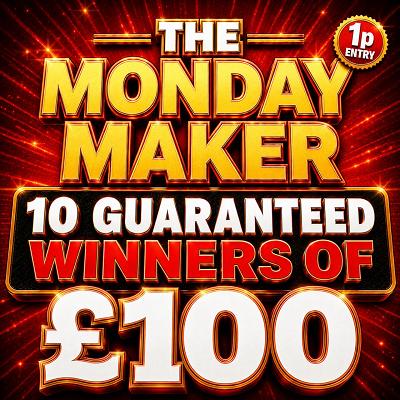 10 WINNERS OF £100 CASH FOR 1P - Thumbnail