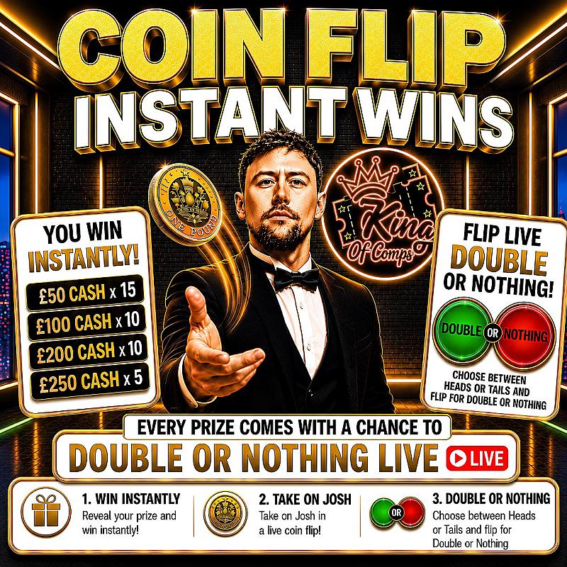 COIN FLIP INSTANT WINS