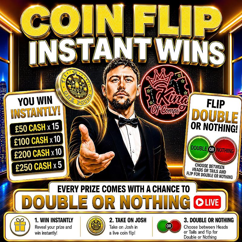 COIN FLIP INSTANT WINS