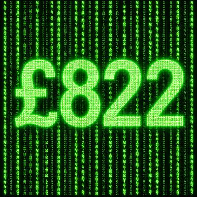 £822 CASH
