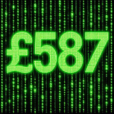 £587 CASH
