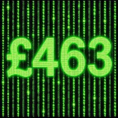 £463 CASH