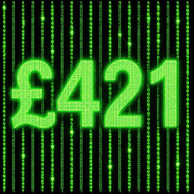 £421 CASH