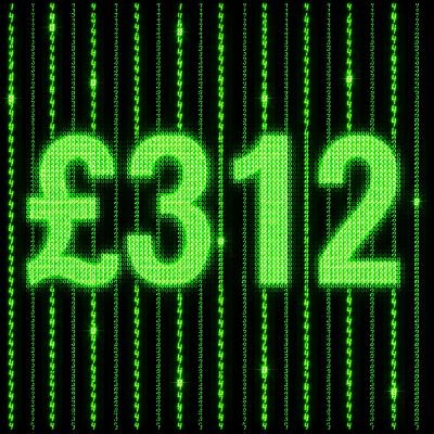 £312 CASH
