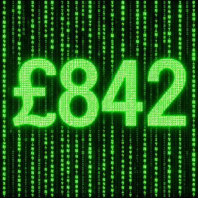 £842 CASH