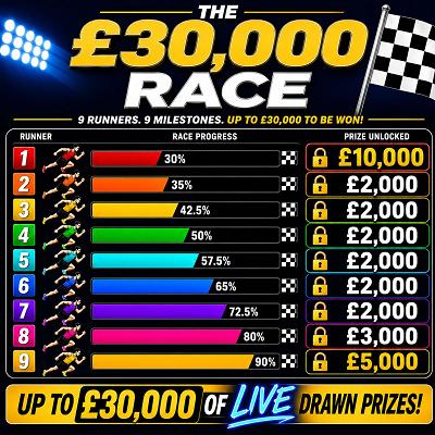 THE £30,000 CASH RACE